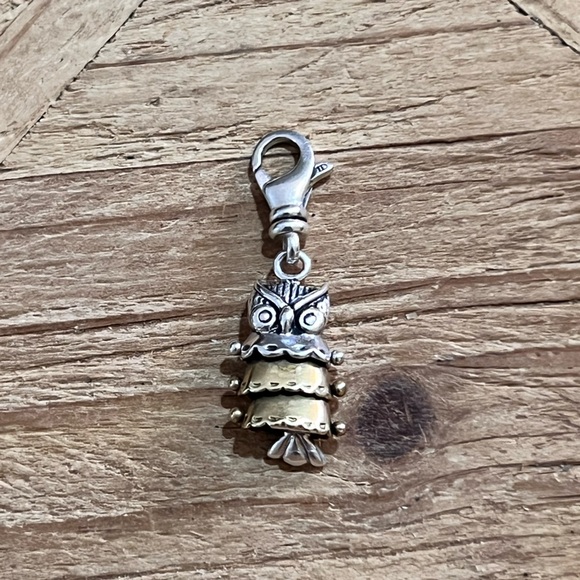 retired Silpada Sterling Silver Brass Charms boy girl dog tree cross U PICK - Picture 15 of 15